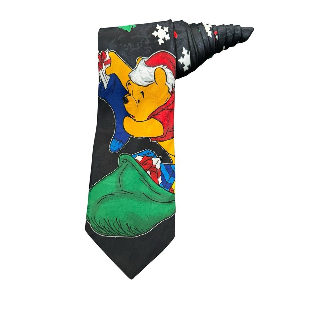 Disney Winnie The Pooh Christmas Stocking Bag Sack Of Presents Necktie Novelty